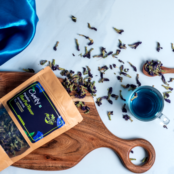 ATHARVEDIC ORGANICS - IMMUNITY TEA GIFT | 3 In 1 Combo || Butterfly Pea Flower Tea - 50g, Hibiscus Tea - 50g, Chamomile Tea - 50g | GIFTING DELIGHT | Farm Fresh - Caffeine Free - Herbal Tea - Flower Based | - Image 3