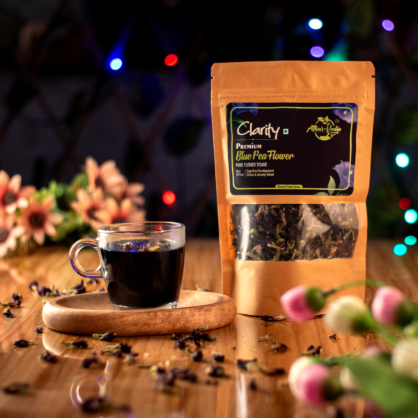 ATHARVEDIC ORGANICS - IMMUNITY TEA GIFT | 3 In 1 Combo || Butterfly Pea Flower Tea - 50g, Hibiscus Tea - 50g, Chamomile Tea - 50g | GIFTING DELIGHT | Farm Fresh - Caffeine Free - Herbal Tea - Flower Based | - Image 4